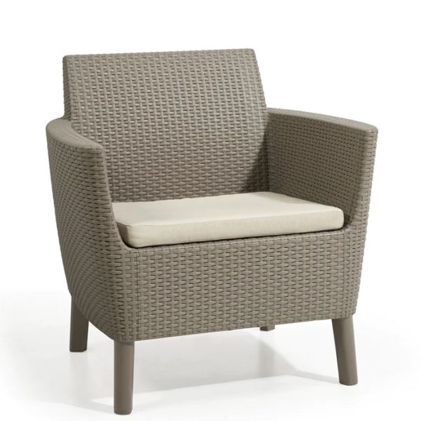 Allibert - Salemo Balcony Sofa Set Cappuccino